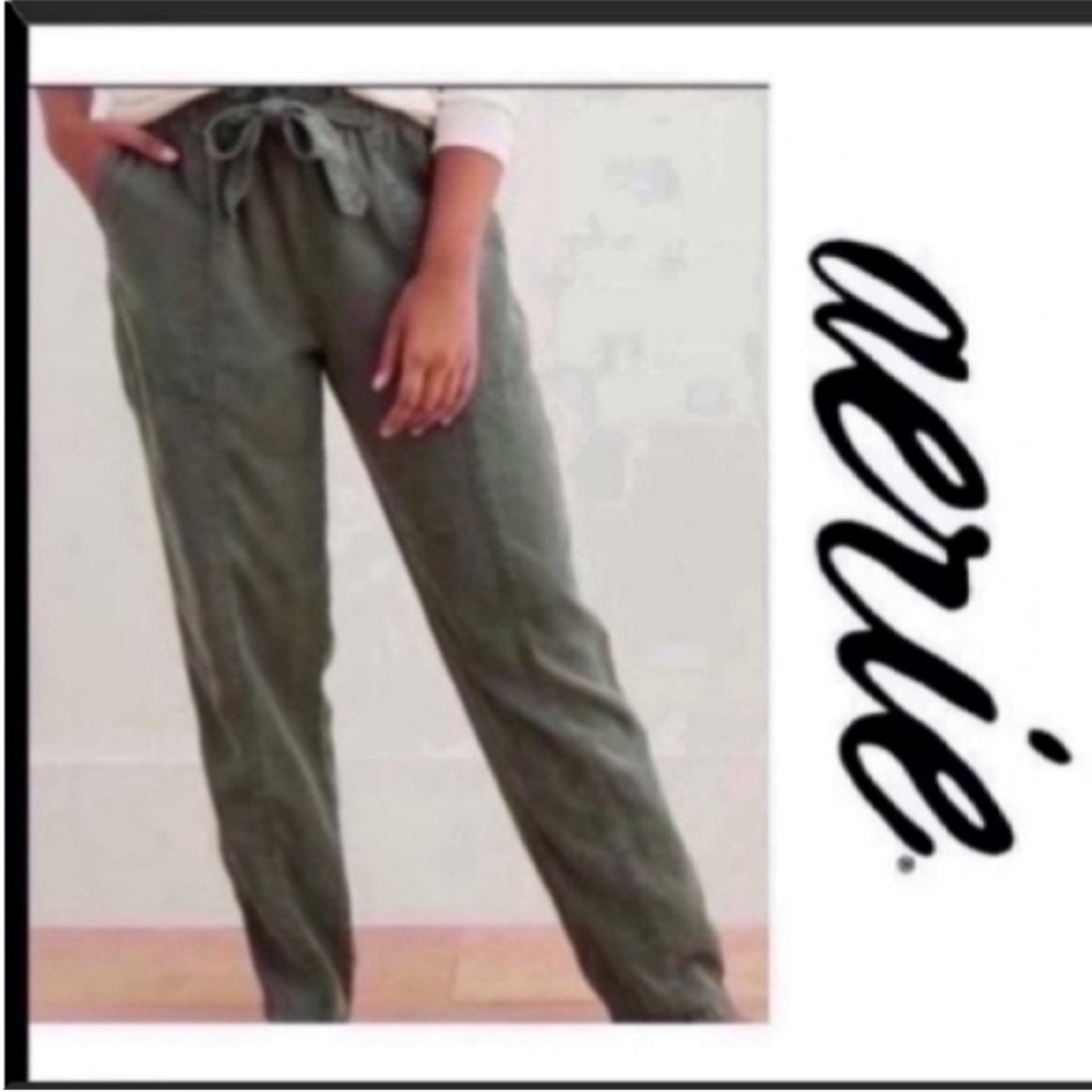 AERIE Camp Pants - Green